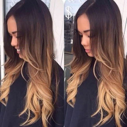 Golden Wavy Glam Wig